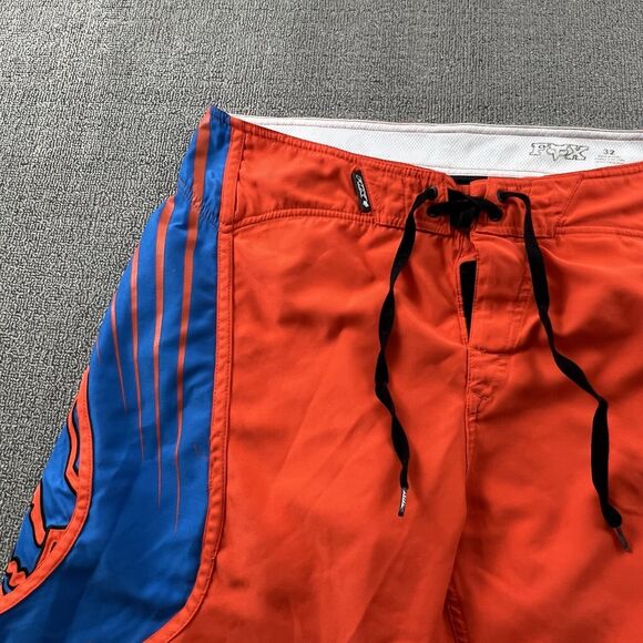Fox Racing Shorts Adult Size 32 Red Surf Swim Outdoor Active Casual Men's - Picture 2 of 16